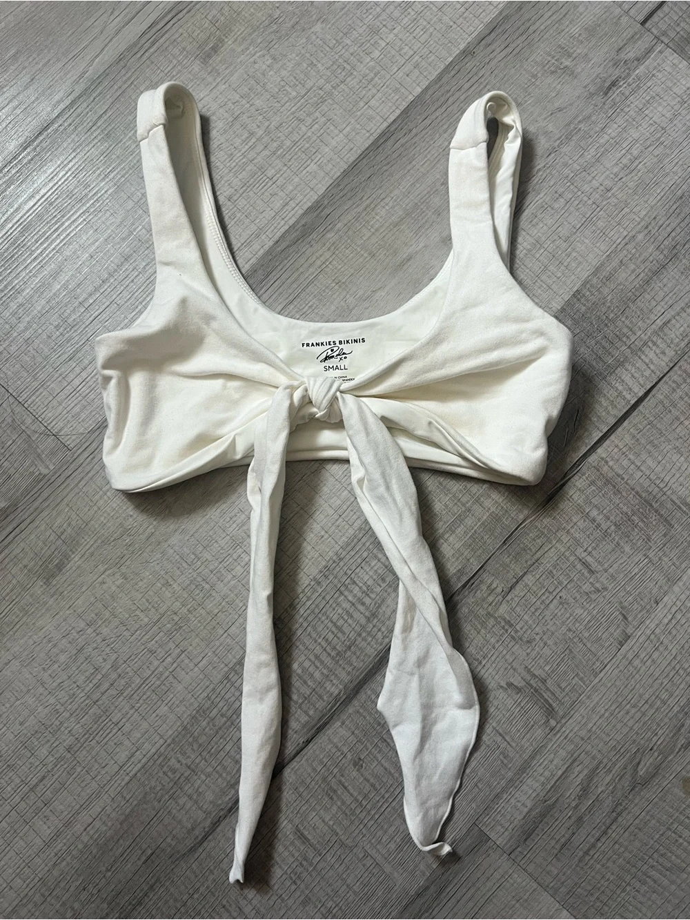 FRANKIE’S BIKINIS x Pamela Anderson Gaia Bikini Top in Surf Bunny